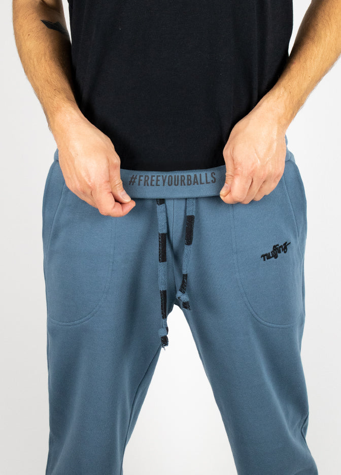 Nuffinz Shorts Pants Mirage Blue Organic Cotton freeyourballs