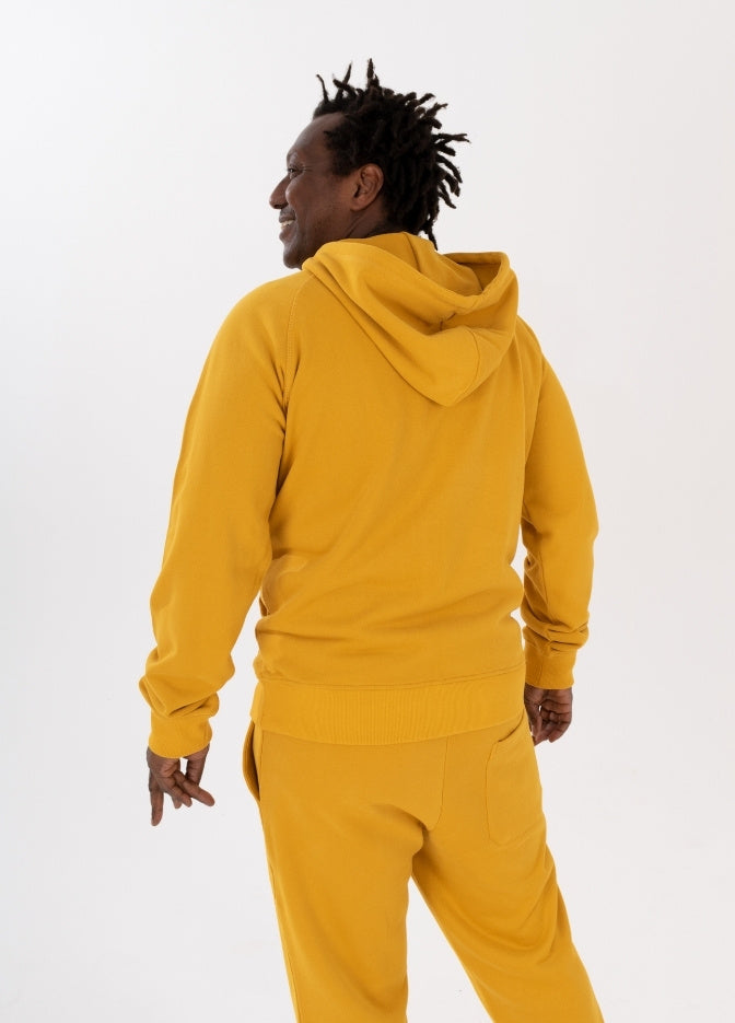 Nuffinz Zip Hoodie backside Nugget Gold Organic Cotton