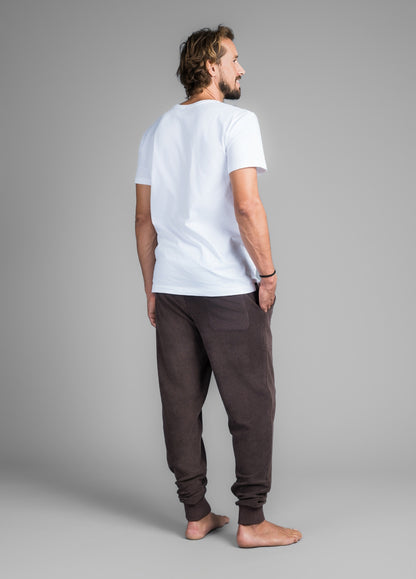 CHOCOLATE PLUM TOWEL PANTS