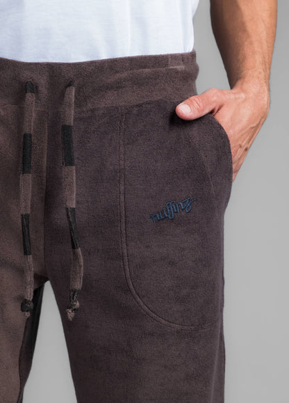 CHOCOLATE PLUM TOWEL PANTS