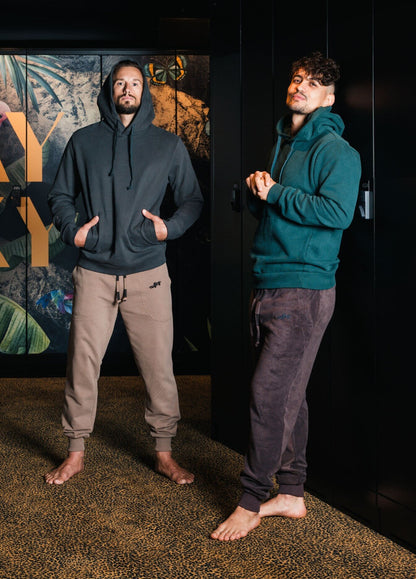 CHOCOLATE PLUM TOWEL PANTS