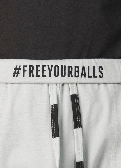 MIRAGE GREY PYJAMA SHORTS