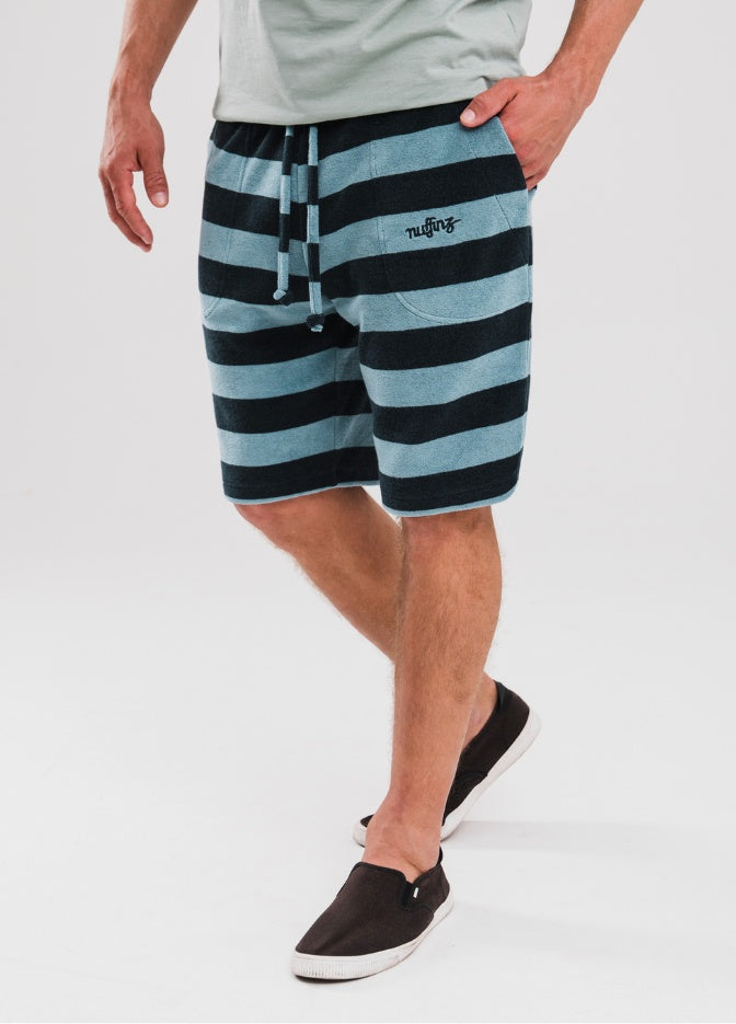 MIRAGE BLUE TOWEL SHORTS ST