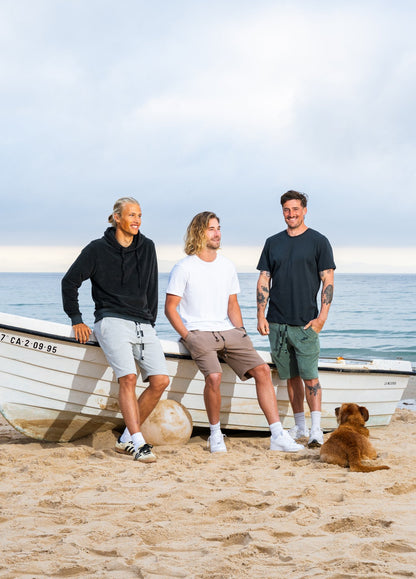 MIRAGE GREY TOWEL SHORTS