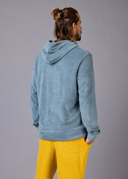 MIRAGE BLUE TOWEL HOODIE