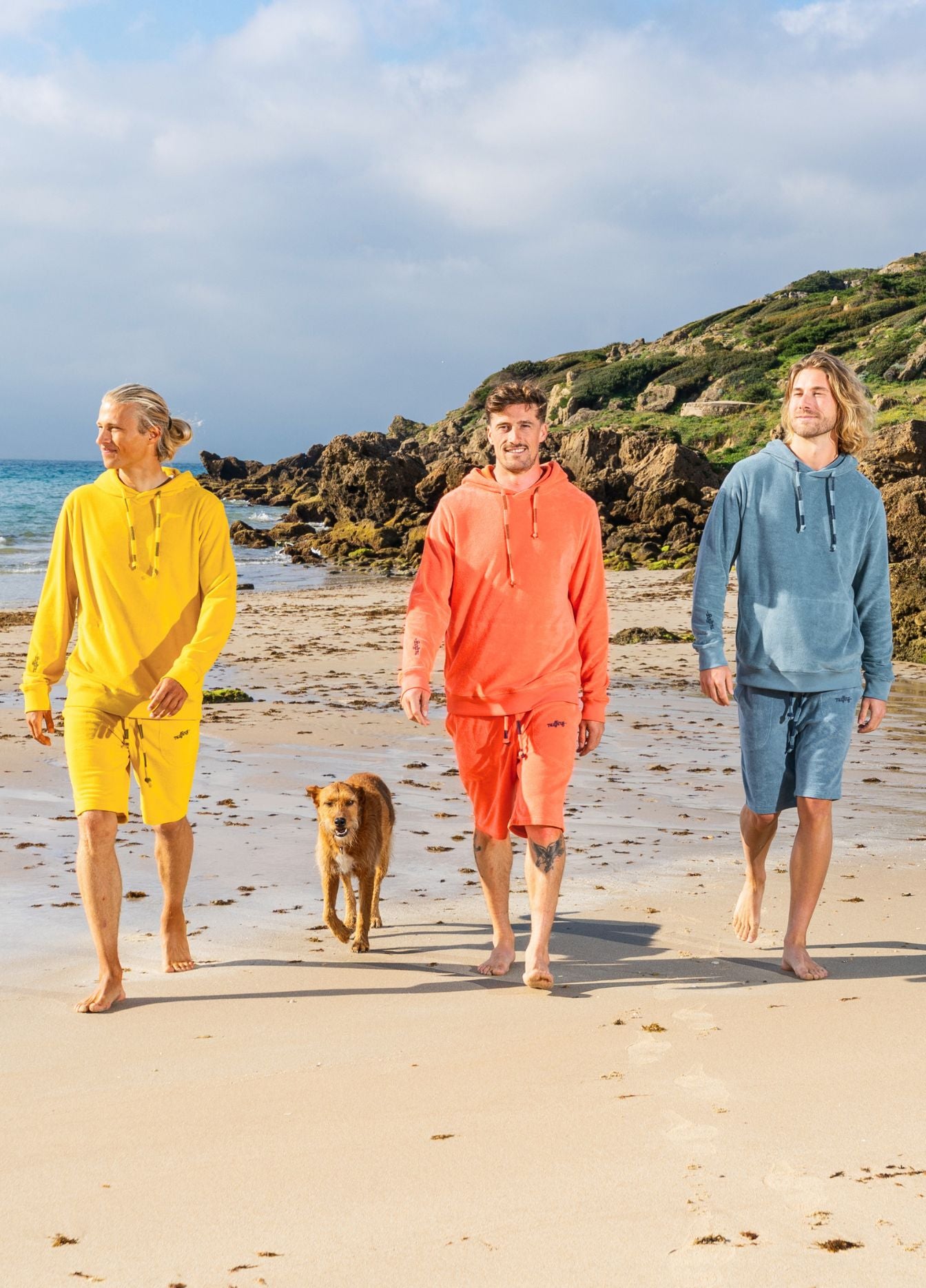 MIRAGE BLUE TOWEL HOODIE