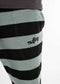 SILVER BLUE TOWEL SHORTS ST closeup - nuffinz logo - men's shorts with front pockets