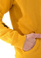 Nuffinz logo detail Zip Hoodie Nugget Gold Organic Cotton